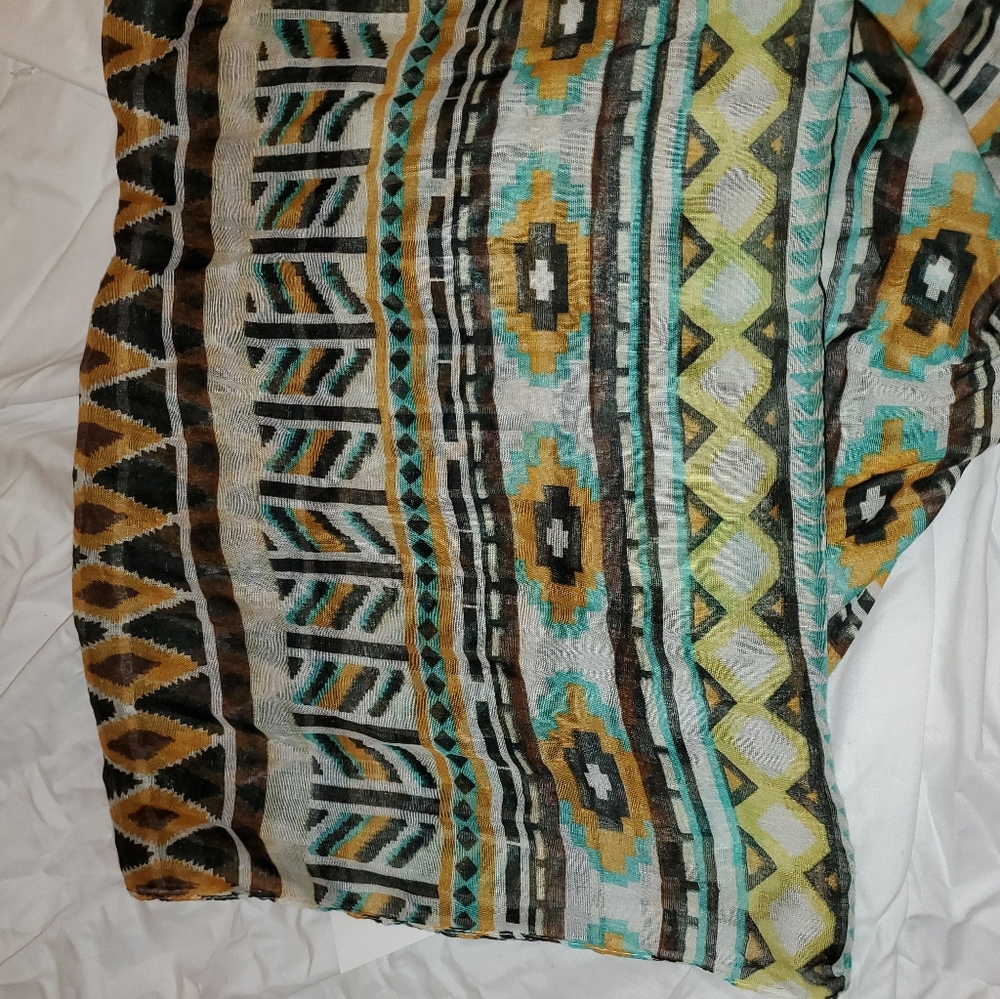 Aztec Pattern Scarf